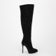 Giuseppe Zanotti  Kozaki czrane zamszowe