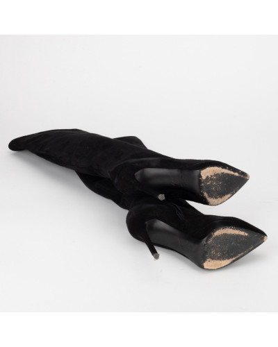 Giuseppe Zanotti  Kozaki czrane zamszowe