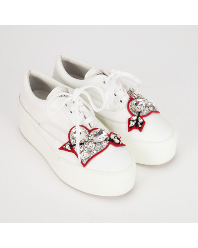 Miu Miu Sportowe buty na platformie