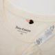 Juicy Couture Bluzka ecru z napisem cekinowym