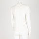 Juicy Couture Bluzka ecru z napisem cekinowym