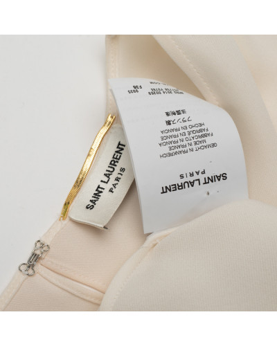 Saint Laurent  Bluzka i koszula kremowa