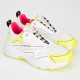 Moschino Sportowe buty biało-żółte