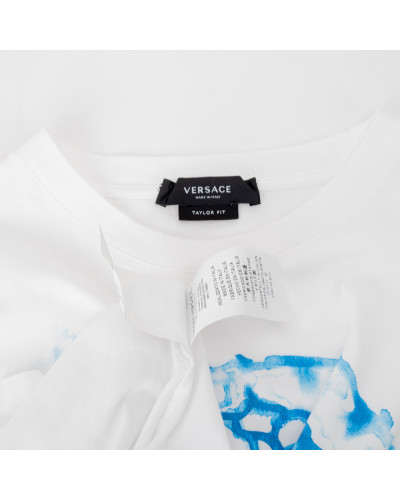 Versace Bluzka i koszula t-shirt z niebieskim logo