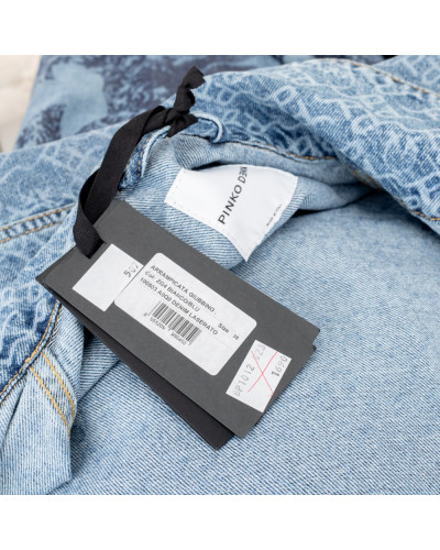 Pinko Kurtka jeansowa w logo