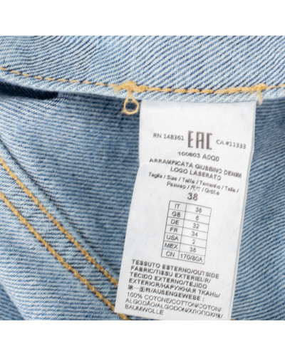 Pinko Kurtka jeansowa w logo