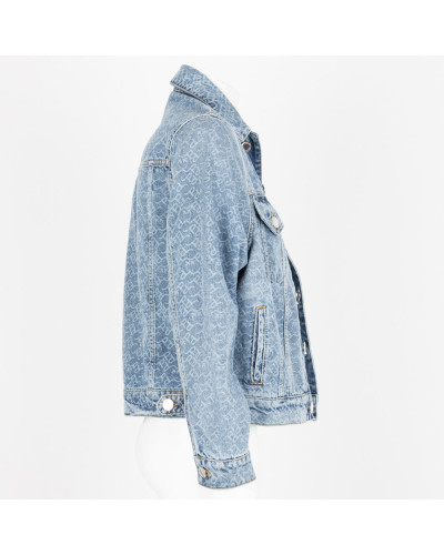 Pinko Kurtka jeansowa w logo