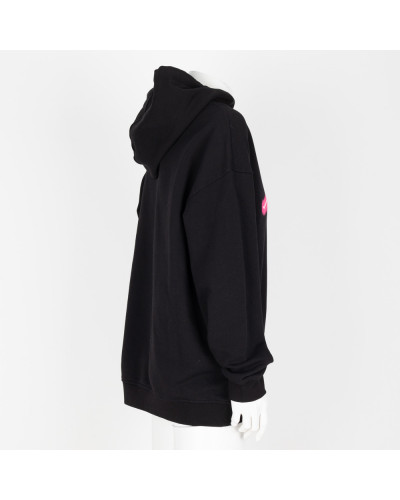 Pinko Bluza czarna z kapturem