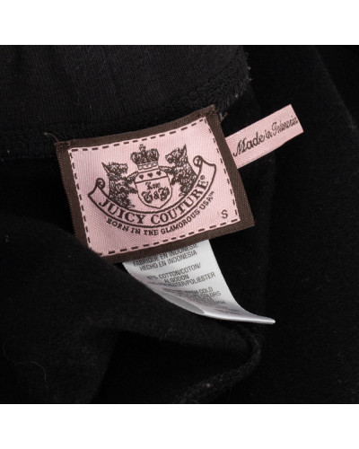 Juicy Couture Spodnie czarne dresowe