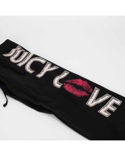 Juicy Couture Spodnie czarne dresowe