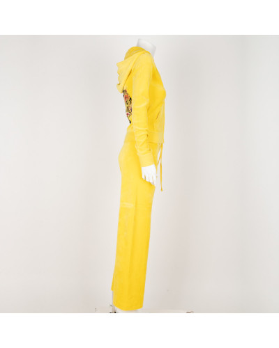 Juicy Couture Komplet żółty spodnie i bluza
