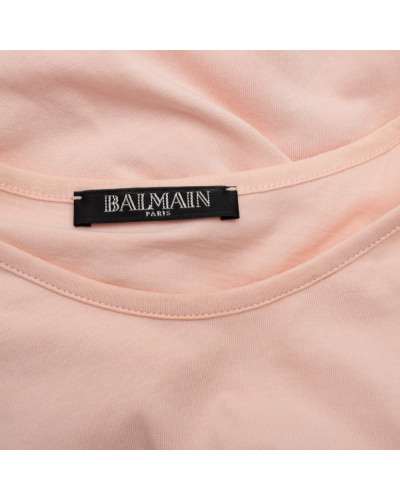 Balmain Bluzka różowa z logo