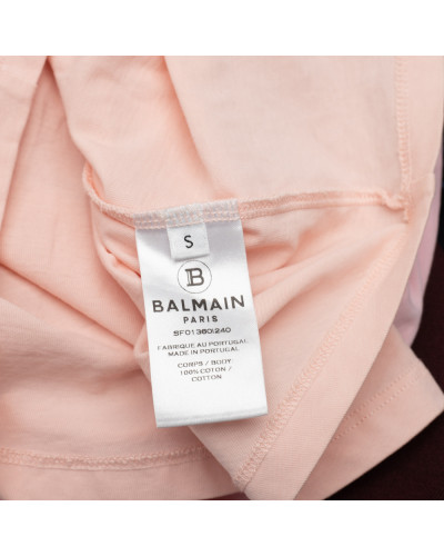 Balmain Bluzka różowa z logo