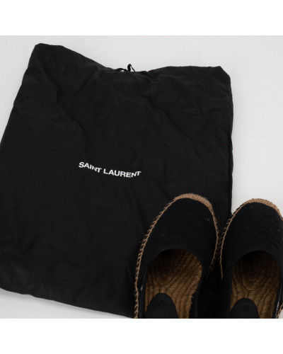 Saint Laurent  Espadryle czarne