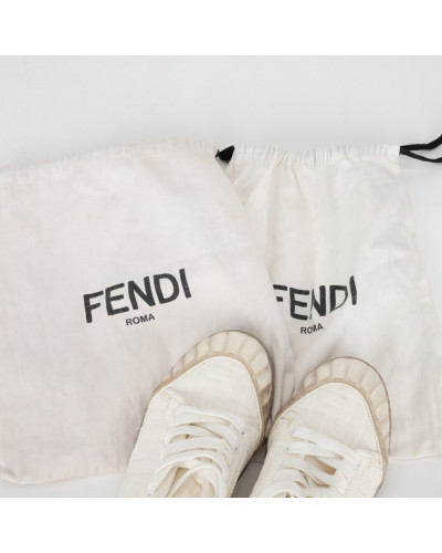 Fendi Sportowe białe trampki