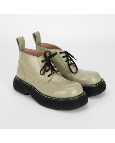 Bottega Veneta  botki zielone męskie