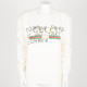 Gucci Bluza ecru z napisami