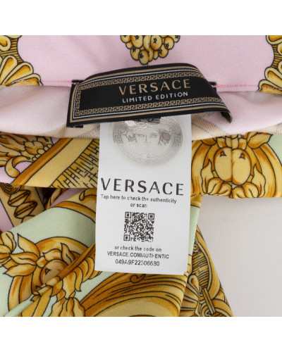Versace Komplet top różowy i legginsy