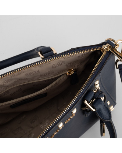 Michael Kors Torebka granatowa ciara grommet z cwiekami