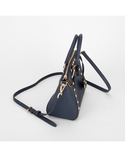 Michael Kors Torebka granatowa ciara grommet z cwiekami