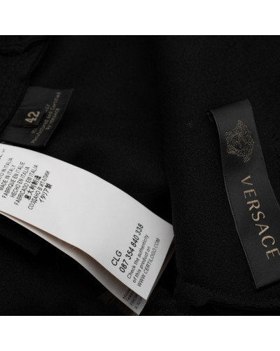 Versace Sukienka czarna asymetryczna