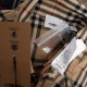 Burberry Koszula brazowa w krate czrwony napis XL