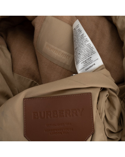 Burberry Kurtka bezowa puchowa