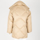 Burberry Kurtka bezowa puchowa