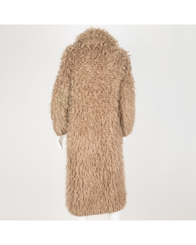 Brunello Cucinelli Sweter dlugi puchaty moher