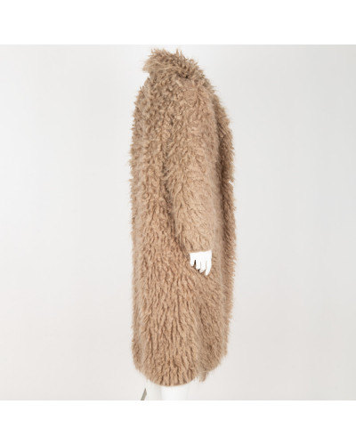 Brunello Cucinelli Sweter dlugi puchaty moher