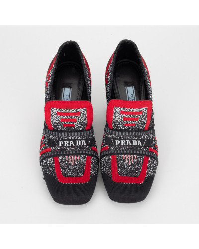 Prada Szpili czarno czerwone