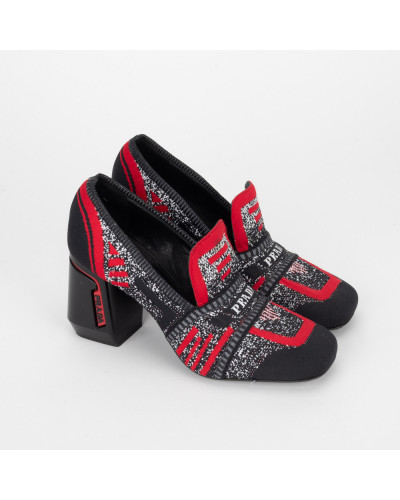 Prada Szpili czarno czerwone