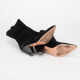 Aquazzura Botki czarne zamszowe