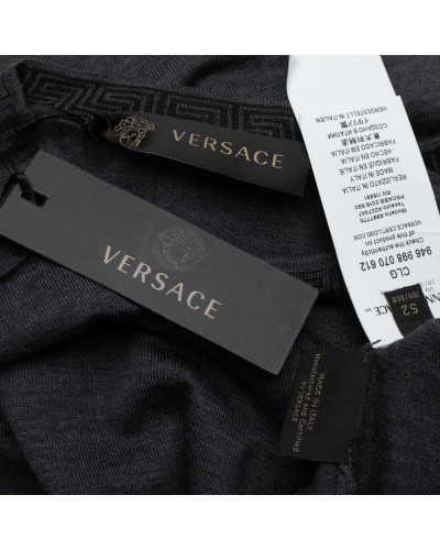 Versace Sweter szary męski