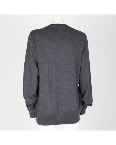 Versace Sweter szary męski