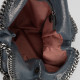 Stella McCartney Torebka Falabella niebieska mieniąca się