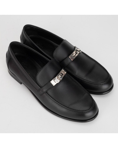 Hermes Loafersy czarne