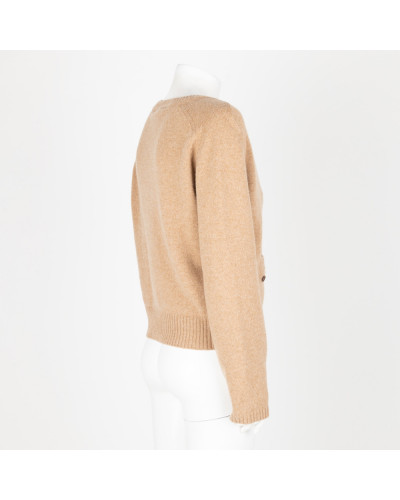 Gucci Sweter bezowy (przetarcia na guzikach)