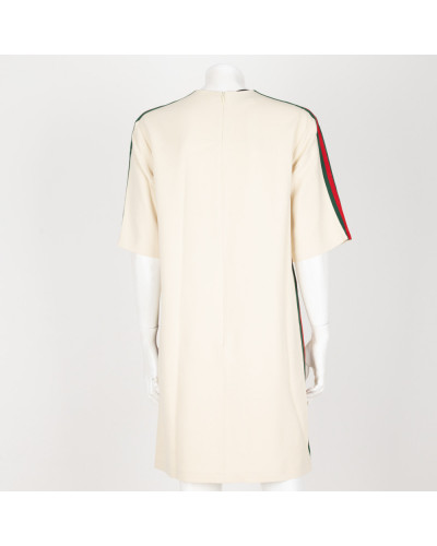 Gucci Sukienka kremowa