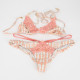 Beach Bunny Kostium kąpielowy irozowuy w panterkę