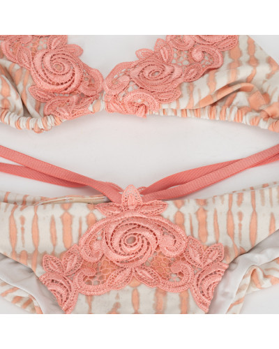 Beach Bunny Kostium kąpielowy irozowuy w panterkę