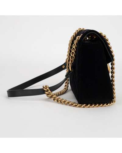 Gucci Torebka czrana Marmont aksamittna