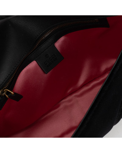 Gucci Torebka czrana Marmont aksamittna