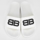 Balenciaga Klapki białe