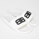 Balenciaga Klapki białe