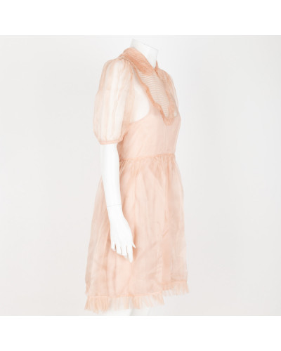 Red Valentino Sukienka beżowa tiulowa