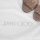 Jimmy Choo Sandałki na obcasie z jetami