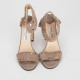 Jimmy Choo Sandałki na obcasie z jetami