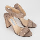 Jimmy Choo Sandałki na obcasie z jetami