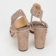 Jimmy Choo Sandałki na obcasie z jetami